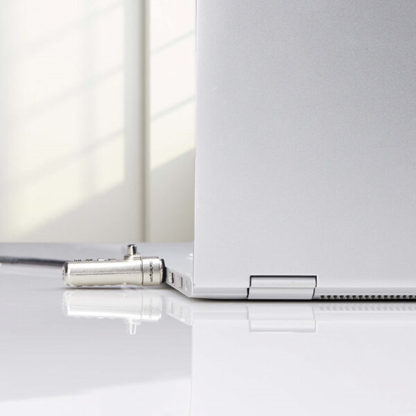 StarTech.com Nano Compatibel Laptop Kabelslot, 1,5m Slim Lock Laptop Beveiligingskabel, Anti-Diefstal Slot voor Laptop/Notebook - Afbeelding 5
