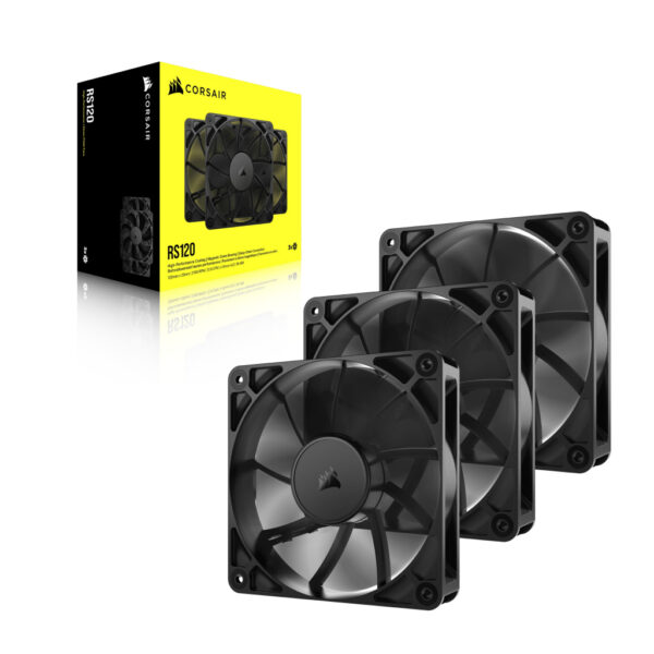 Corsair RS120 Computer behuizing Ventilator 12 cm Zwart 3 stuk(s) - Afbeelding 6