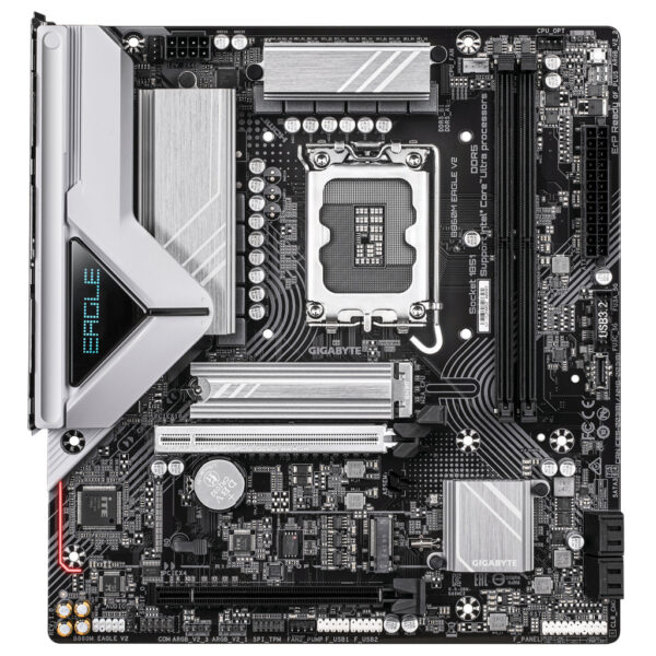GIGABYTE B860M EAGLE V2 moederbord Intel B860 LGA 1851 (Socket V1) micro ATX - Afbeelding 2