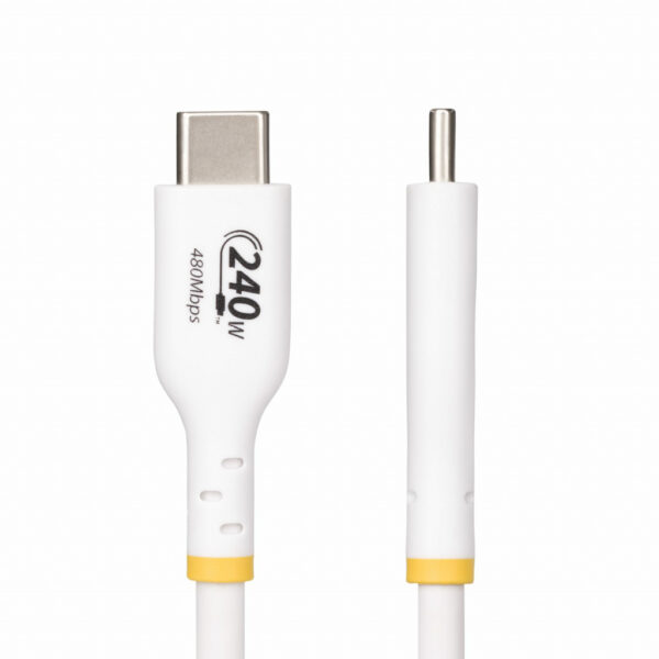 StarTech.com 3m USB-C Laadkabel, Charge & Sync, 240W (5A) PD EPR, USB 2.0, Laptop Type C Laadkabel, USB-IF Gecertificeerd, TPE - Afbeelding 2