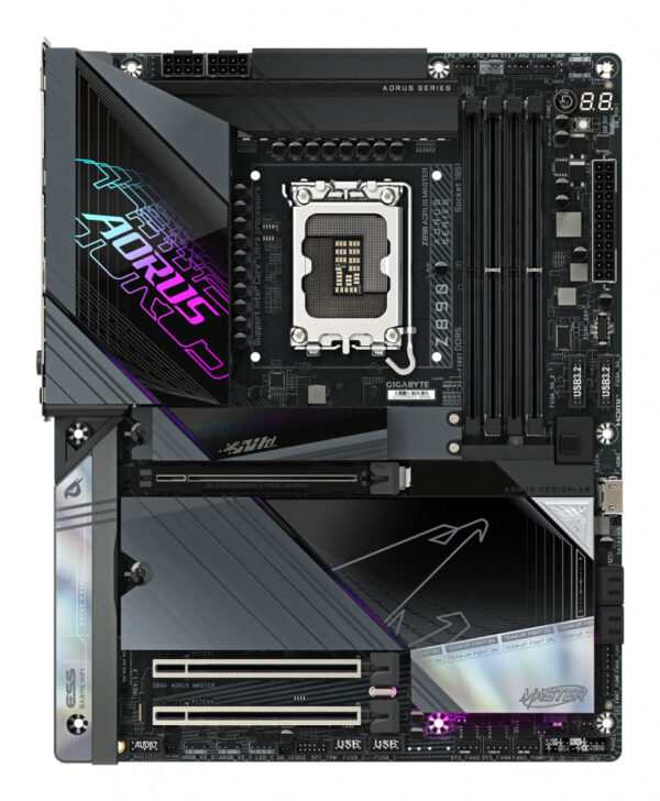 GIGABYTE Z890 AORUS MASTER moederbord Intel Z890 LGA 1851 (Socket V1) ATX - Afbeelding 2