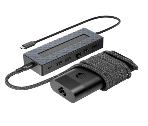 HP Universal USB-C-hub- en laptopladercombinatie - Afbeelding 3