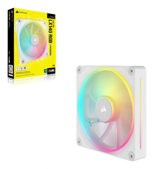 Corsair CO-9051031-WW koelsysteem voor computers Computer behuizing Ventilator 14 cm Wit 1 stuk(s) - Afbeelding 2