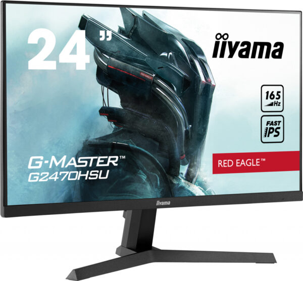 iiyama G-MASTER Red Eagle LED display 60,5 cm (23.8") 1920 x 1080 Pixels Full HD Zwart - Afbeelding 2
