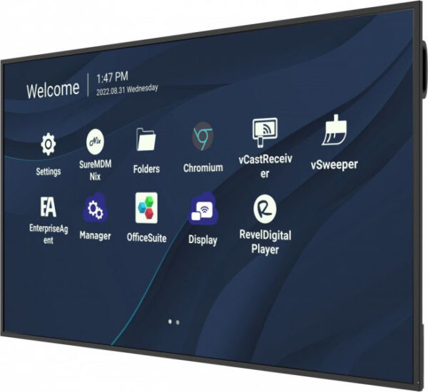 Viewsonic CDE7530 beeldkrant 190,5 cm (75") Wifi 450 cd/m² 4K Ultra HD Zwart Type processor Android 11 - Afbeelding 3