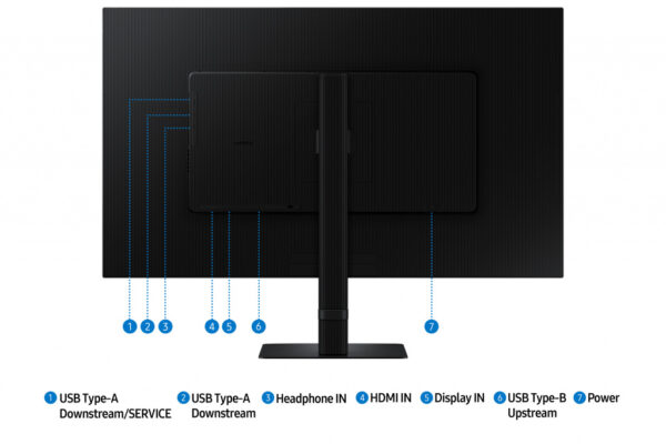 Samsung 32" ViewFinity S6 S60D QHD Monitor - Afbeelding 8