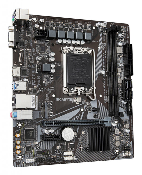 GIGABYTE H610M H V2 moederbord Intel H610 Express LGA 1700 micro ATX - Afbeelding 3