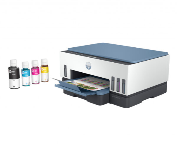 HP Smart Tank 7006 Draadloos All-in-One Kleur Printer, Dubbelzijdig printen; Kopieerapparaat, Scanner - Afbeelding 4
