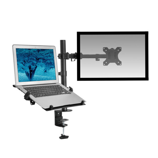 ACT Monitorarm 32" met laptophouder, 1 scherm - Afbeelding 3