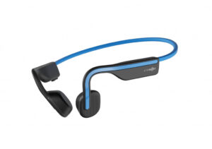 SHOKZ OpenMove Headset Draadloos oorhaak, Neckband Oproepen/muziek USB Type-C Bluetooth Blauw, Grijs
