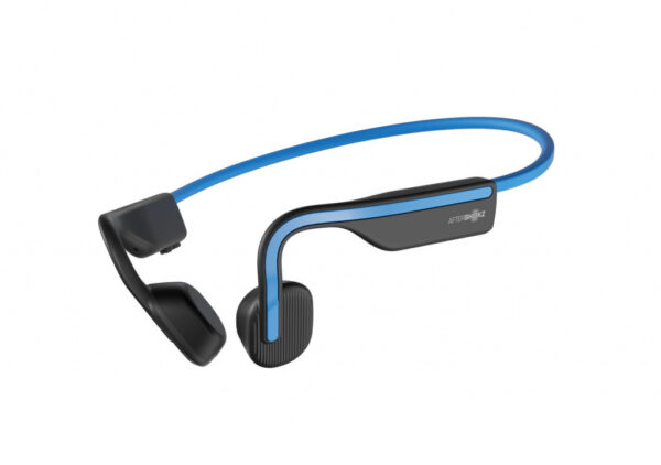 SHOKZ OpenMove Headset Draadloos oorhaak, Neckband Oproepen/muziek USB Type-C Bluetooth Blauw, Grijs