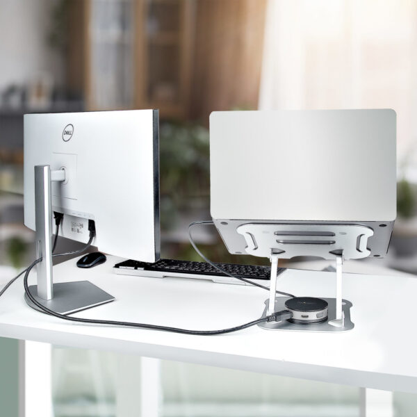 StarTech.com Verstelbare Laptopstandaard voor Bureau, Ergonomische Laptop Steun met Verstelbare Hoogte, Aluminium, 10kg Draagver - Afbeelding 11