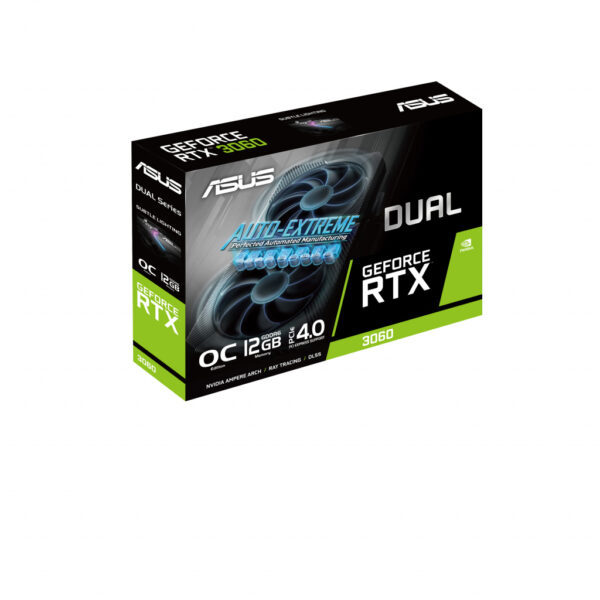 ASUS Dual -RTX3060-O12G-V2 NVIDIA GeForce RTX 3060 12 GB GDDR6 - Afbeelding 2