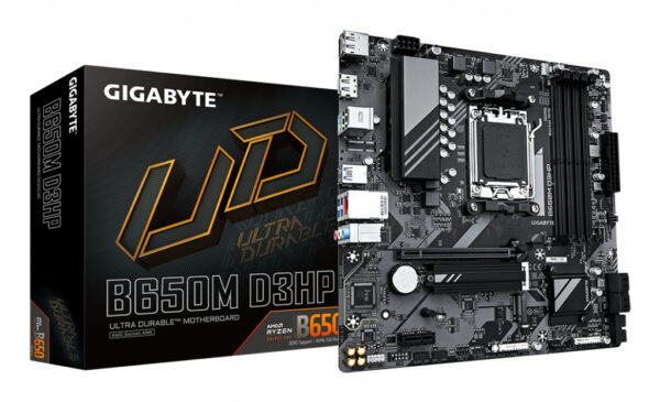 GIGABYTE B650M D3HP moederbord AMD B650 Socket AM5 micro ATX