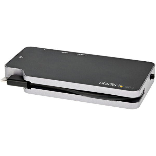 StarTech.com USB C Multiport Adapter, USB-C naar 4K HDMI of VGA Video met 100W Power Delivery Passthrough, 2 Port 10Gbps USB Hub - Afbeelding 2