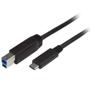 StarTech.com 2m USB-B naar USB-C Kabel, USB 5Gbps, USB3.0 Type C naar USB-B Data Transfer Kabel