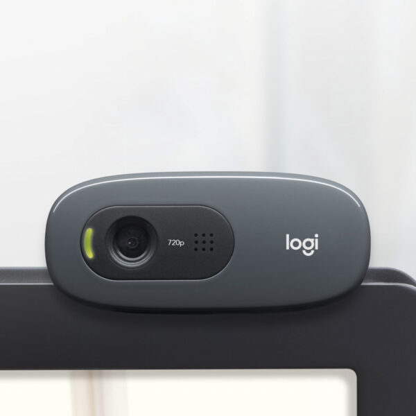 Logitech 960-001063 webcam 3 MP 1280 x 720 Pixels USB Donkergrijs - Afbeelding 3