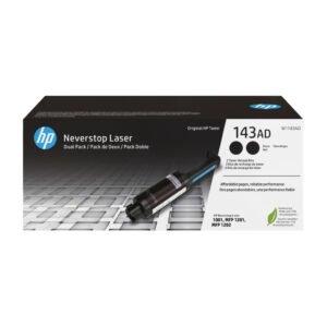 HP 143AD twee originele zwarte Neverstop-tonerbijvulkits