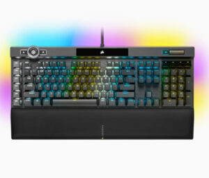 Corsair K100 RGB toetsenbord Gamen USB QWERTY Amerikaans Engels Zwart