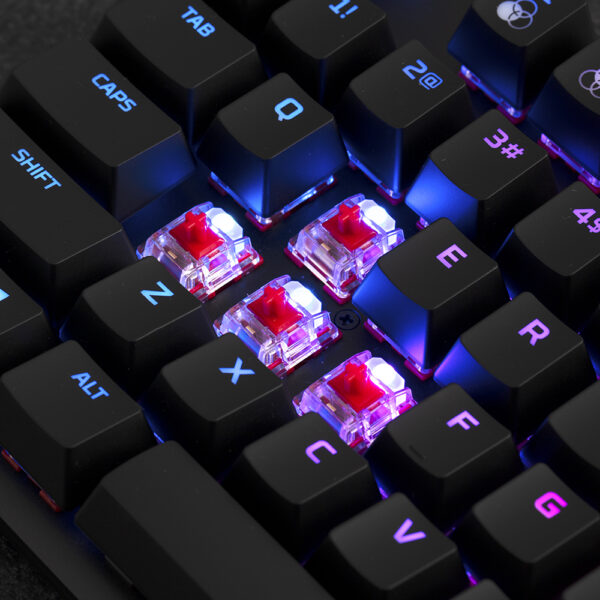 HyperX Alloy Origins Core - mechanisch gamingtoetsenbord - HX Blue (US-indeling) - Afbeelding 11