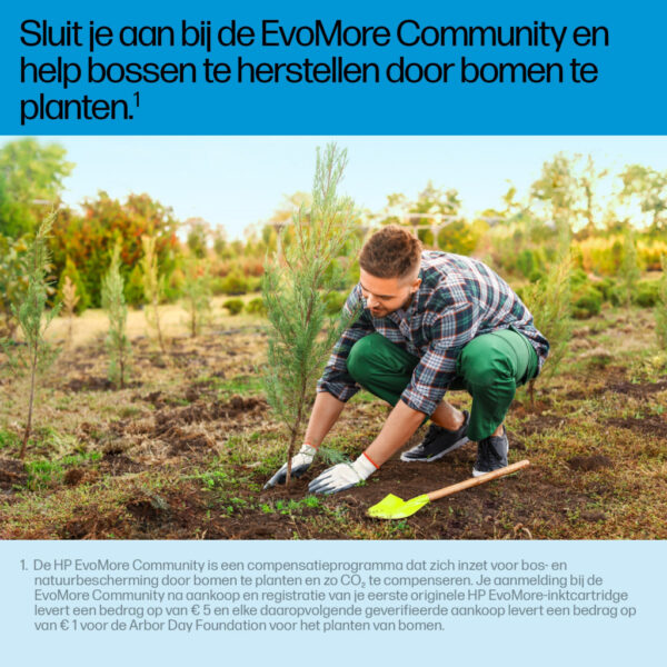 HP 308e EvoMore originele zwarte inktcartridge - Afbeelding 4