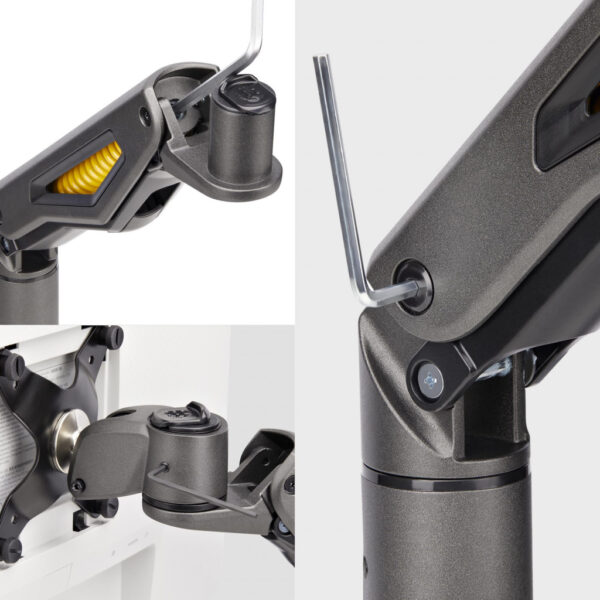 StarTech.com Single Monitor Arm voor Bureau, Tot 32" Scherm, Max 10kg, VESA 75x75/100x100, C-Klem, Volledig Scharnierend, Arm me - Afbeelding 8