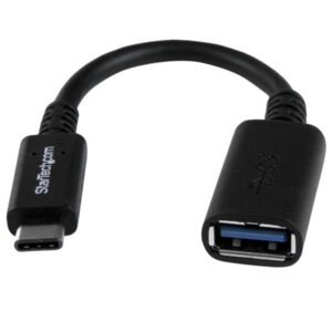 StarTech.com 15cm USB-C naar USB-A Adapter, USB 5Gbps, 3A, USB-C Male naar USB-A Female Converter, USB-IF Gecertificeerd - Thund