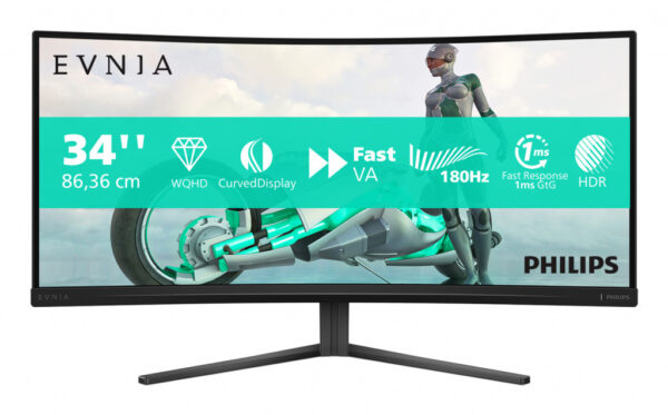 Philips Evnia 34M2C3500L/00 computer monitor 86,4 cm (34") 3440 x 1440 Pixels Wide Quad HD LCD Zwart - Afbeelding 8
