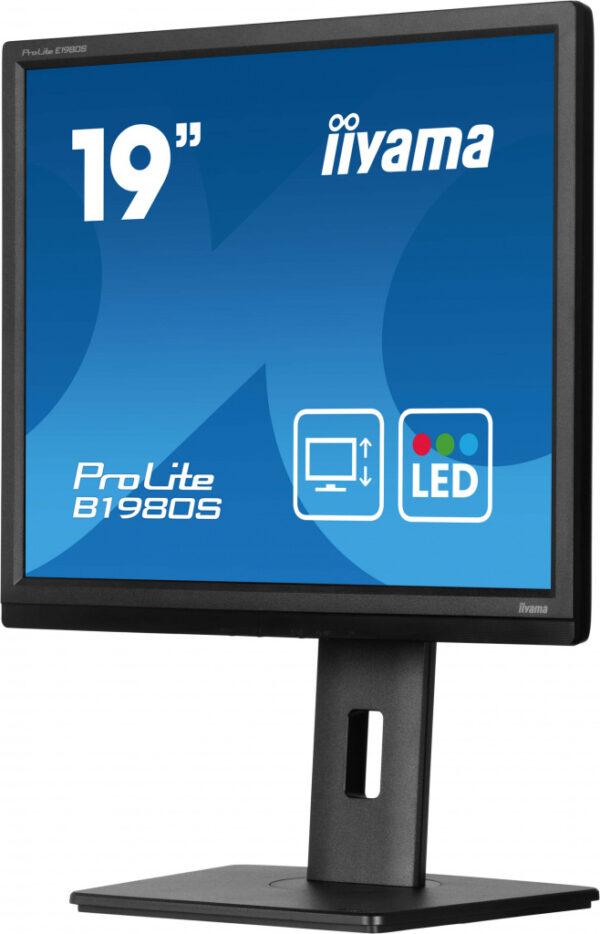 iiyama ProLite B1980S-B1 computer monitor 48,3 cm (19") 1280 x 1024 Pixels VGA LED Zwart - Afbeelding 4