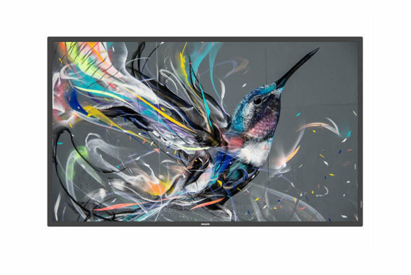 Philips 55BDL3650QE/00 beeldkrant Digitale signage flatscreen 138,7 cm (54.6") Wifi 350 cd/m² 4K Ultra HD Zwart Type processor A