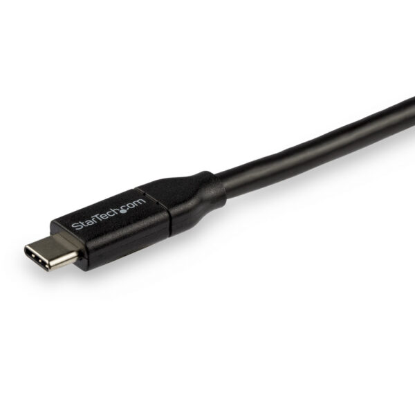 StarTech.com 3m USB-C Laadkabel, Fast Charge & Sync Type C Kabel, 100W (5A) PD, USB 2.0, USB-IF Gecertificeerd - Zwarte USB Opla - Afbeelding 2