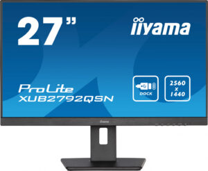 iiyama ProLite XUB2792QSN-B5 computer monitor 68,6 cm (27") 2560 x 1440 Pixels Wide Quad HD LED Zwart
