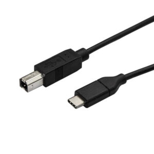 StarTech.com 3m USB-B naar USB-C Kabel, USB 2.0, Type C naar USB-B Data Transfer Kabel