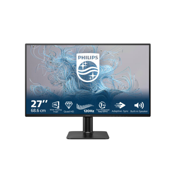 Philips 2000 series 27E2N2500/00 computer monitor 68,6 cm (27") 2560 x 1440 Pixels Quad HD LCD Zwart - Afbeelding 7