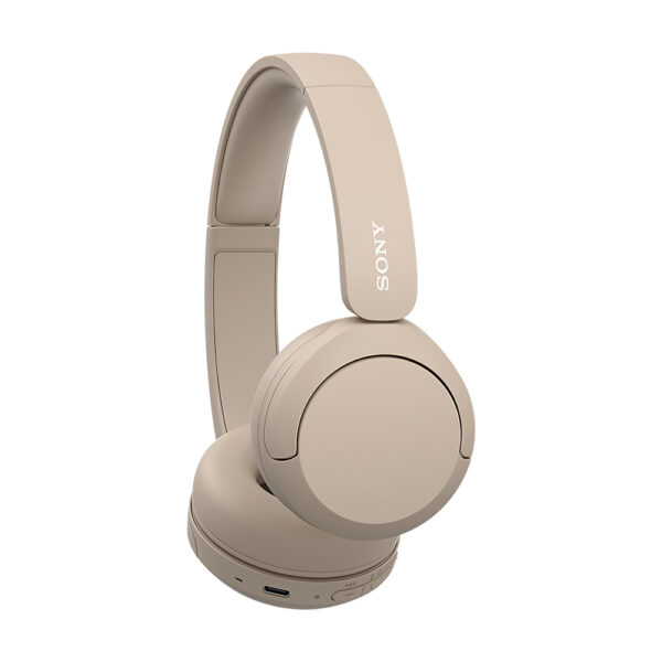Sony WH-CH520 Headset Draadloos Hoofdband Oproepen/muziek USB Type-C Bluetooth Oplaadhouder Crème - Afbeelding 4