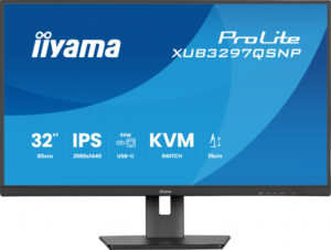 iiyama ProLite XUB3297QSNP-B1 computer monitor 81,3 cm (32") 2560 x 1440 Pixels 4K Ultra HD LED Zwart