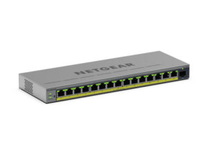 NETGEAR GS116EPP Managed L2/L3 Gigabit Ethernet (10/100/1000) Power over Ethernet (PoE) Grijs