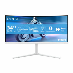 Philips 34M2C5501A/00 computer monitor 86,4 cm (34") 3440 x 1440 Pixels Wide Quad HD LCD Wit