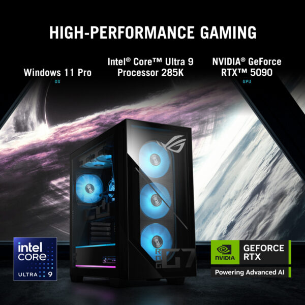ASUS ROG G700 G700TF-09285K060W Intel Core Ultra 9 285K 64 GB DDR5-SDRAM 2 TB SSD NVIDIA GeForce RTX 5080 Windows 11 Home Tower - Afbeelding 16