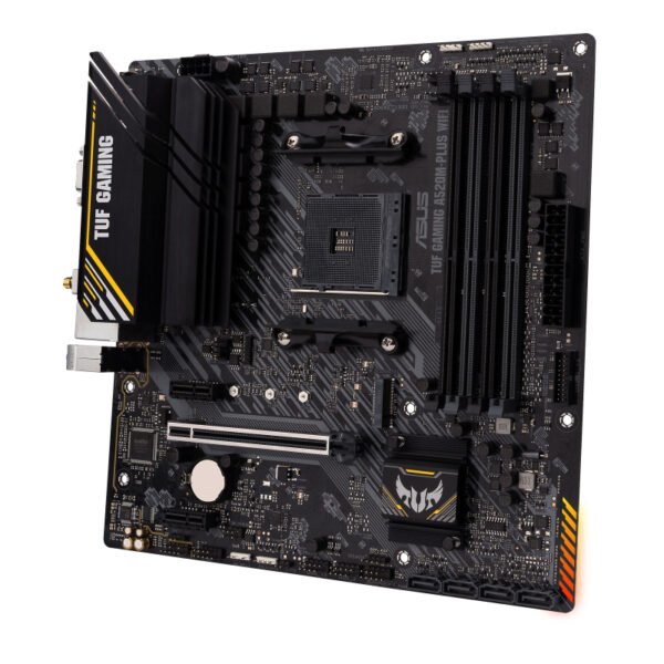 ASUS TUF GAMING A520M-PLUS WIFI AMD A520 Socket AM4 micro ATX - Afbeelding 3
