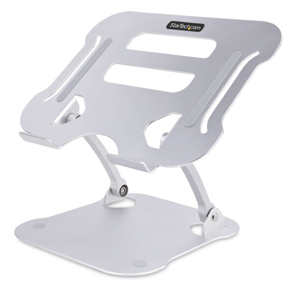 StarTech.com Verstelbare Laptopstandaard voor Bureau, Ergonomische Laptop Steun met Verstelbare Hoogte, Aluminium, 10kg Draagver