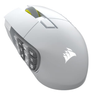 Corsair SCIMITAR ELITE WIRELESS SE muis Gamen Rechtshandig RF-draadloos + Bluetooth Optisch 33000 DPI