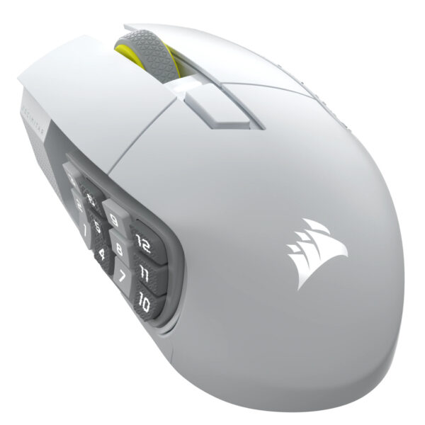 Corsair SCIMITAR ELITE WIRELESS SE muis Gamen Rechtshandig RF-draadloos + Bluetooth Optisch 33000 DPI
