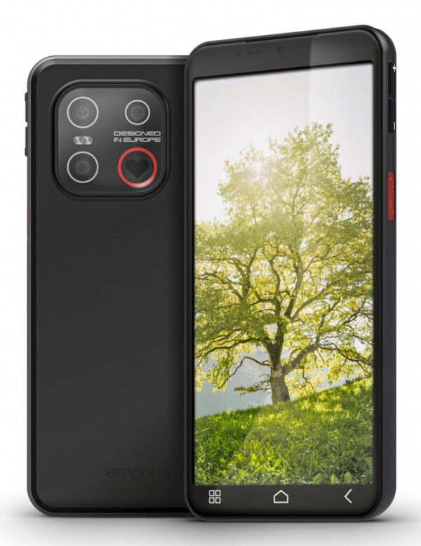 Emporia emporiaSMART.ME7 13,8 cm (5.45") Single SIM Android 15 4G USB Type-C 6 GB 128 GB 3500 mAh Zwart - Afbeelding 3