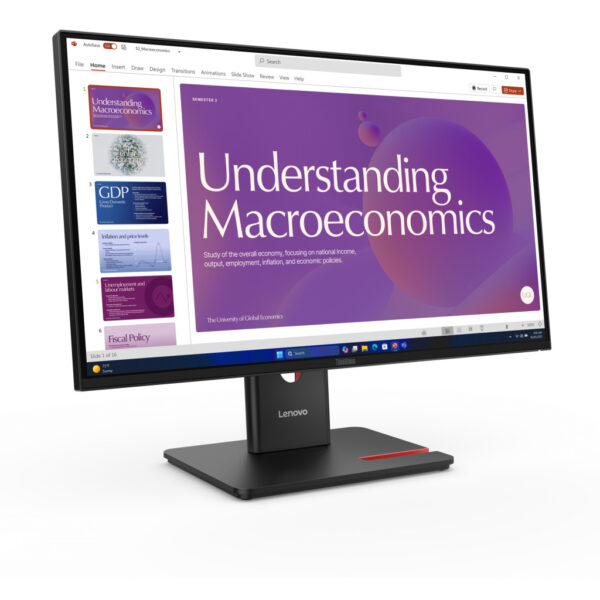 Lenovo ThinkVision T24D-40 LED display 60,5 cm (23.8") 1920 x 1080 Pixels Full HD LCD Zwart - Afbeelding 4