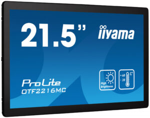 iiyama OTF2216MC-B1 beeldkrant Digitale signage flatscreen 55,9 cm (22") LCD 1100 cd/m² Full HD Zwart Touchscreen