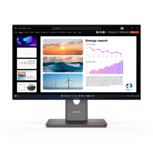Lenovo ThinkVision P24Q-40 LED display 60,5 cm (23.8") 2560 x 1440 Pixels Quad HD LCD Zwart