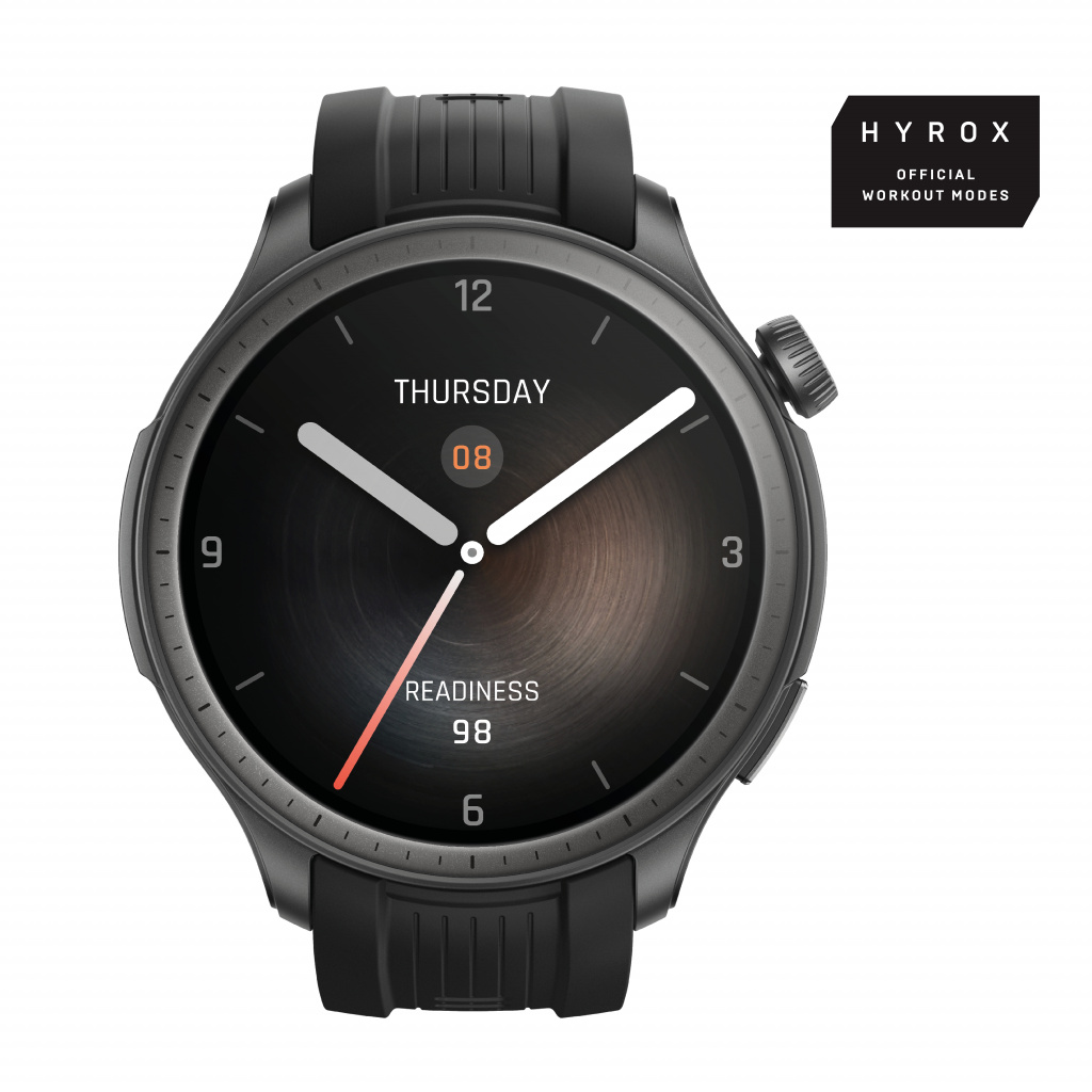 Amazfit Balance 3,81 cm (1.5") AMOLED 46 mm Digitaal 480 x 480 Pixels Touchscreen Zwart Wifi GPS