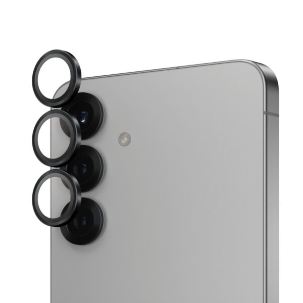 PanzerGlass ® Hoops® Black Camera Lens Protector Samsung Galaxy S25+ Doorzichtige schermbeschermer 1 stuk(s)