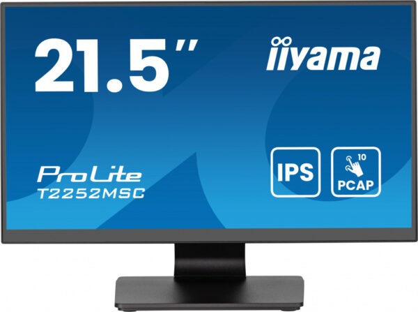 iiyama ProLite T2252MSC-B2AG computer monitor 54,6 cm (21.5") 1920 x 1080 Pixels Full HD LCD Touchscreen Zwart - Afbeelding 2